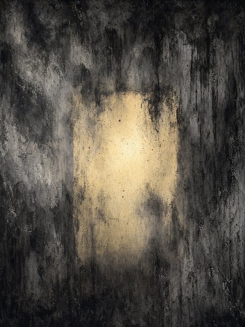 Ash Vigil — abstract color-field painting by Kenny Wu, 2026
